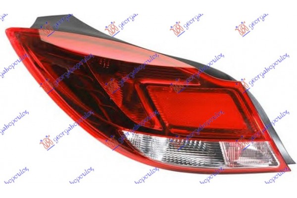 Φανος Πισω 5Π Hella Αριστερα Opel Insignia 08-13 - 074405819