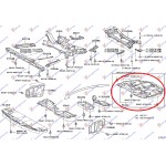 Ποδια Μηχανης Κεντρικη Πλαστικη Πετρελαι Toyota Avensis (T27) 08-12 - 822000845
