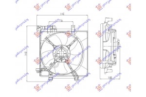 ΒΕΝΤΙΛ. ΨΥΓ.ΚΟΜΠΛΕ Χ/TURBO Βενζινη Subaru Impreza 08-14 - 095906440