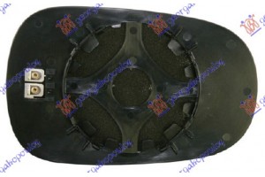 Κρυσταλλο Καθρεφτη ΘΕΡΜΑΙΝ. (ASPHERICAL GLASS) Αριστερα Renault Clio 94-95 - 074907612