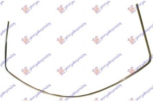 Χρωμιο Προφυλακτηρα Πισω Μονοκοματο 1999- Peugeot 406 Sdn 96-05