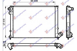 Ψυγειο 1.6i8V-1.8i 8/16V +A/C (64x40)ΜΗΧ (VALEO CLASSIC) Peugeot 406 Sdn 96-05 - 075606305