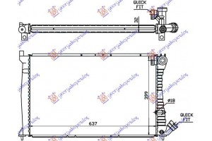 ΨΥΓ. 2,0i-8VT.-1,9-2,1T.D(64x40) ΜΗΧ/ΑΥΤ Peugeot 406 Coupe 96-05 - 021106350