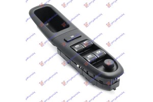 Διακοπτης ΠΑΡΑΘ. ΕΜΠ. (Τετραπλός)(25pin) Αριστερα Peugeot 406 Sdn 96-05 - 075607172