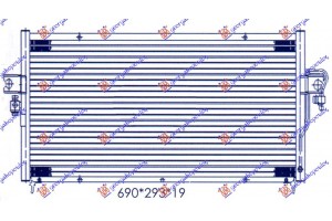Ψυγειο A/C Για Ολα (64.5x27) (07/12mm) Nissan Almera (N15) Sdn 96-98 - 075806400