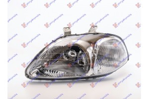 Φανος Εμπρος ΗΛΕΚΤ. Τυπου Valeo (Ε) (DEPO) Αριστερα Honda Civic Sedan 96-99 - 075905142