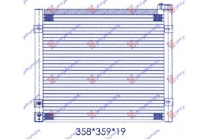 Ψυγειο A/C Βενζινη (33x36,5x16) Honda Civic Sedan 96-99 - 075906400