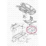 Ποδια Μηχανης Πλαστικη (ΠΙΣΩ ΚΟΜΜ.) Audi A4 11-15 - 130000845