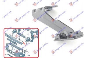 Βαση Τραβερσας Προφυλακτηρα Εμπρος Αριστερα Audi A4 07-11 - 076704284