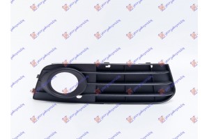 Διχτυ Προφυλακτηρα Εμπρος Ακραιο (ΜΕ Τρυπα ΠΡΟΒΟΛΕΑ) Μαυρο Δεξια Audi A4 07-11 - 076704801