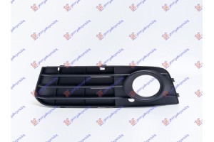 Διχτυ Προφυλακτηρα Εμπρος Ακραιο (ΜΕ Τρυπα ΠΡΟΒΟΛΕΑ) Μαυρο Αριστερα Audi A4 07-11 - 076704802