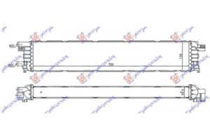 Ψυγειο Νερου Βοηθητικο 3.0 TFSI/S4 Βενζινη 2.0 Tdi Πετρελαιο (720x132x55) Audi A4 07-11 - 076706345