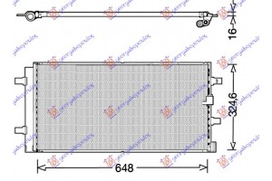 Ψυγειο A/C ΒΕΝΖΙΝΗ-ΠΕΤΡΕΛΑΙΟ (650x325x16) Audi A4 07-11 - 076706410