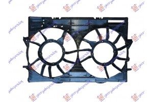 Πλαστικο Καλυμμα Βεντιλατερ Διπλο 3.0 Tfsi Βενζινη - 3.0 Tdi Πετρελαιο Audi A4 07-11 - 076706470