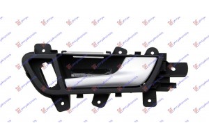 Χερουλι Πορτας Εμπρος Εσω (ΑΣΗΜΙ ΜΑΥΡΟ) Δεξια Audi A4 07-11 - 076707861