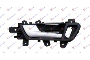 Χερουλι Πορτας Εμπρος Εσω (ΑΣΗΜΙ ΜΑΥΡΟ) Αριστερα Audi A4 07-11 - 076707862