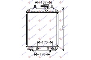 Ψυγειο 1.0 Βενζινη ΜΗΧΑΝΙΚΟ-ΑΥΤΟΜΑΤΟ (400x310) Subaru Justy 05- - 772006300