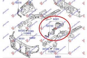 Θολος Εμπρος Μεταλλικος (Γ) Αριστερα Hyundai i30 07-12 - 078000812