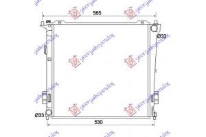 Ψυγειο Νερου 1.6 Crdi Πετρελαιο Μηχανικο (450Χ440Χ16) Kia Ceed 3D 07-10 - 039006330