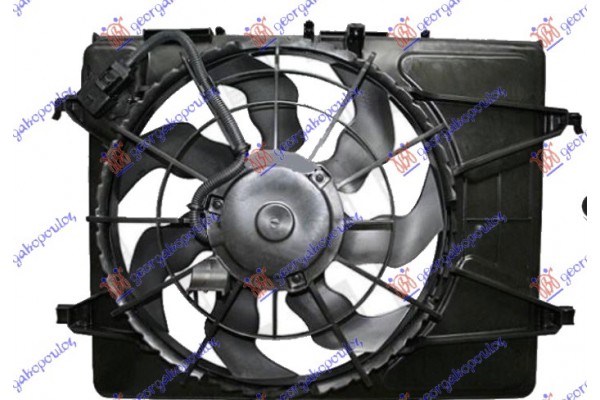 Βεντιλατερ Ψυγειου Κομπλε (ΜΟΝΟ) 1.4-1.6 Βενζινη (420mm) (3pin) Kia Ceed 3D 10-13 - 430006440