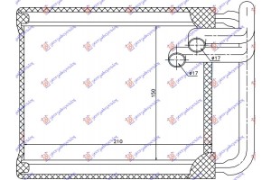 Ψυγειο Καλοριφερ (150x210x27) Kia Ceed 3D 07-10 - 039006500