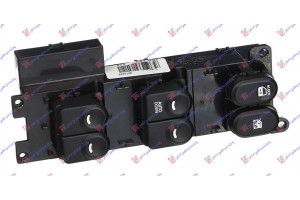 Διακοπτης ΠΑΡΑΘ. Εμπρος (Τετραπλός)(16pin) (AUTO DOWN) Αριστερα Hyundai i30 07-12 - 078007172