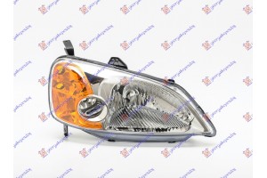 Φανος Εμπρος ΗΛΕΚΤ. (Ε) (DEPO) Δεξια Honda Civic Sedan 01-04 - 078105131