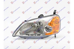 Φανος Εμπρος ΗΛΕΚΤ. (Ε) (DEPO) Αριστερα Honda Civic Sedan 01-04 - 078105132