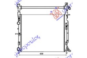 Ψυγειο 1.6i16V-1.5DCi+AC(56x48x26)ΠΑΡ.ΟΔ Nissan Nv 250 19- - 578106310