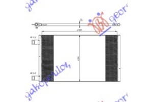 Ψυγειο A/C 1,6i-16V-1,5DCi(57,5x35,5x12) Renault Kangoo 08-13 - 078406400