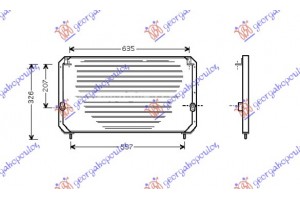 Ψυγειο A/C (69x34.5) Toyota Carina E/CORONA SDN-L/B 96-01 - 022206400