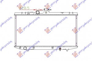 Ψυγειο 1.0-1.3 (63,8x32) Toyota Starlet (EP 80) 90-95 - 078706300