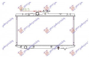 Ψυγειο 1.0-1.3 (63,8x32) (KOYO) Toyota Starlet (EP 80) 90-95 - 078706305