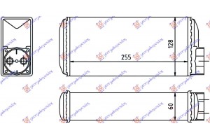 Ψυγειο Καλοριφερ (M) (255x128x60) Skoda Favorit PICK-UP 89-94 - 059506500