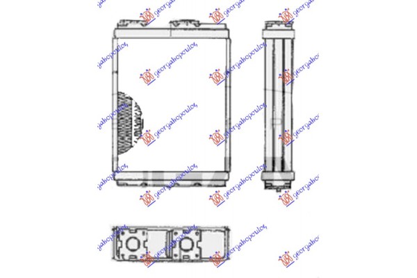 Ψυγειο Καλοριφερ (180x147) Nissan Serena (C23) 92-01 - 042406500