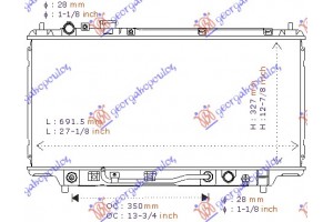 Ψυγειο 1,3-1,5 16V-1.6-1.8i(32,5x68) Mazda 323 Sdn 95-97 - 079506300