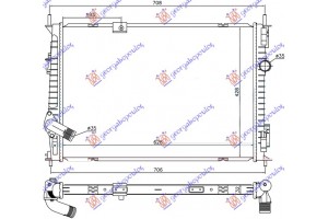 Ψυγειο 1.6 Dci (62.8x42.8x32) Nissan Qashqai 07-10 - 080406340