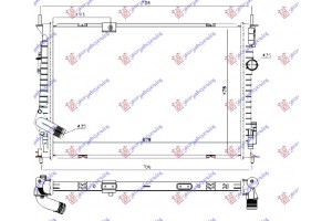 Ψυγειο 1.6 Dci (62.8x42.8x32) (MAHLE BEHR) Nissan Qashqai 07-10 - 080406345