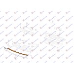 Χρωμιο Διχτυου Προφυλακτηρα Μεσαιο Honda CR-V 07-10 - 082604640