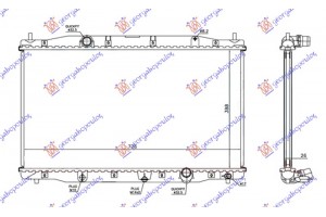 Ψυγειο Νερου 2.2 Cdti Πετρελαιο Μηχανικο (398x726x26) Honda CR-V 07-10 - 082606320