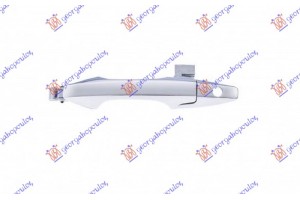 Χερουλι Πορτας Εμπρος Εξω Χρωμιο Αριστερα Honda CR-V 10-13 - 341007862