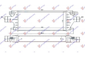 Ψυγειο INTERC. 2.0 Jtd (440x172x55 Suzuki SX4 07-13 - 083706210