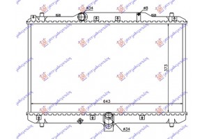 Ψυγειο 1,9 JTD-DDiS (375x650) Suzuki SX4 07-13 - 083706320