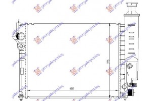 Ψυγειο 1,4-1,6cc +/-A/C (46x38) Peugeot 405 87-93 - 084006310