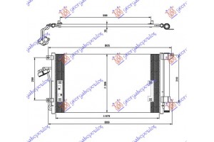 Ψυγειο A/C Βενζινη - Πετρελαιο (690x390x16) Vw Touareg 03-10 - 084506400
