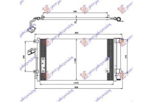 Ψυγειο A/C Βενζινη - Πετρελαιο (690x390x16) (MARELLI) Audi Q7 06-09 - 069106405