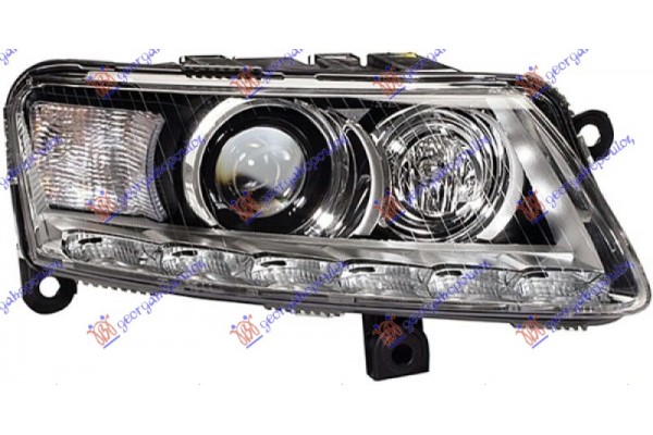 Δεξια Φανος Εμπρος Bi-XENON Εξυπνο Με Φως Ημερας Led (HELLA) Audi A6 08-10
