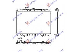 Ψυγειο 2.0-2.5c.c +/-A/C -07 (45x69) Nissan X-TRAIL 01-14 - 085506300