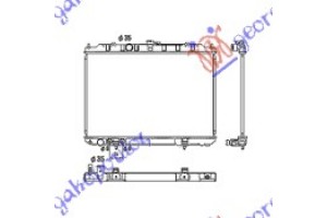 Ψυγειο 2,0-2,5cc +A/C -07 (45x69) Αυτομ Nissan X-TRAIL 01-14 - 085506330