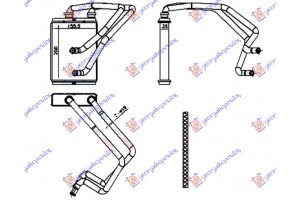 Ψυγειο Καλοριφερ (BR) (200x156x32) -07 Nissan X-TRAIL 01-14 - 085506510